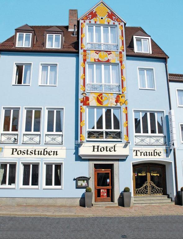 ポストホテル トラウブ Donauwörth エクステリア 写真